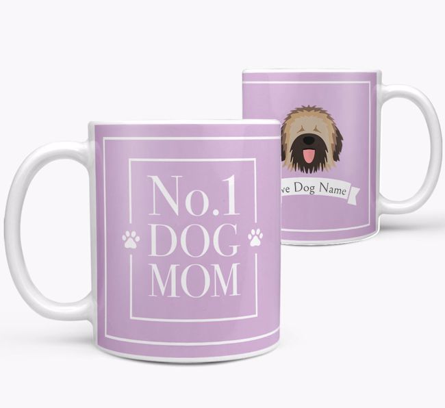 Personalised 'No.1 Mom' Mug from your {breedFullName}